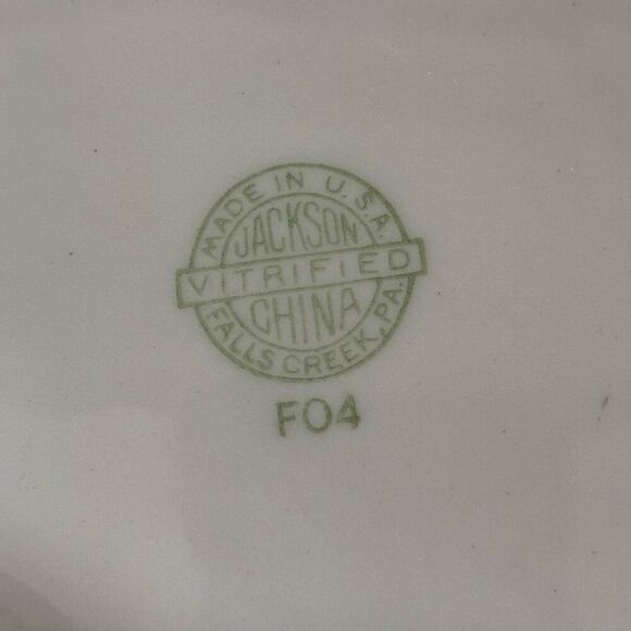 Jackson China B.P.O.E. 349 Elks Lodge DuBois Pa Sectional 10 1/2”  Plate - Picture 6 of 10